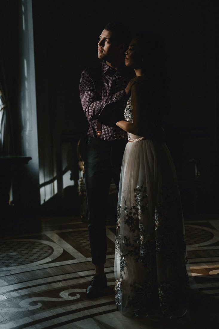 sesja ślubna w pałacu jabłonna