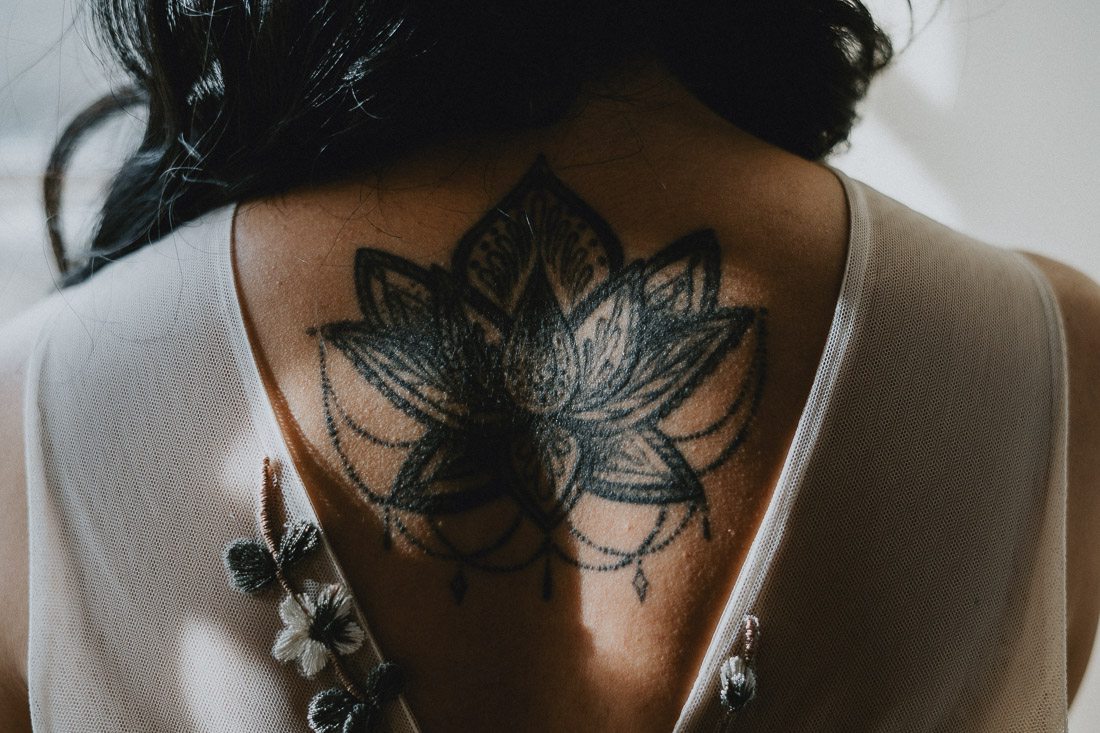 tatuaż boho na ślub