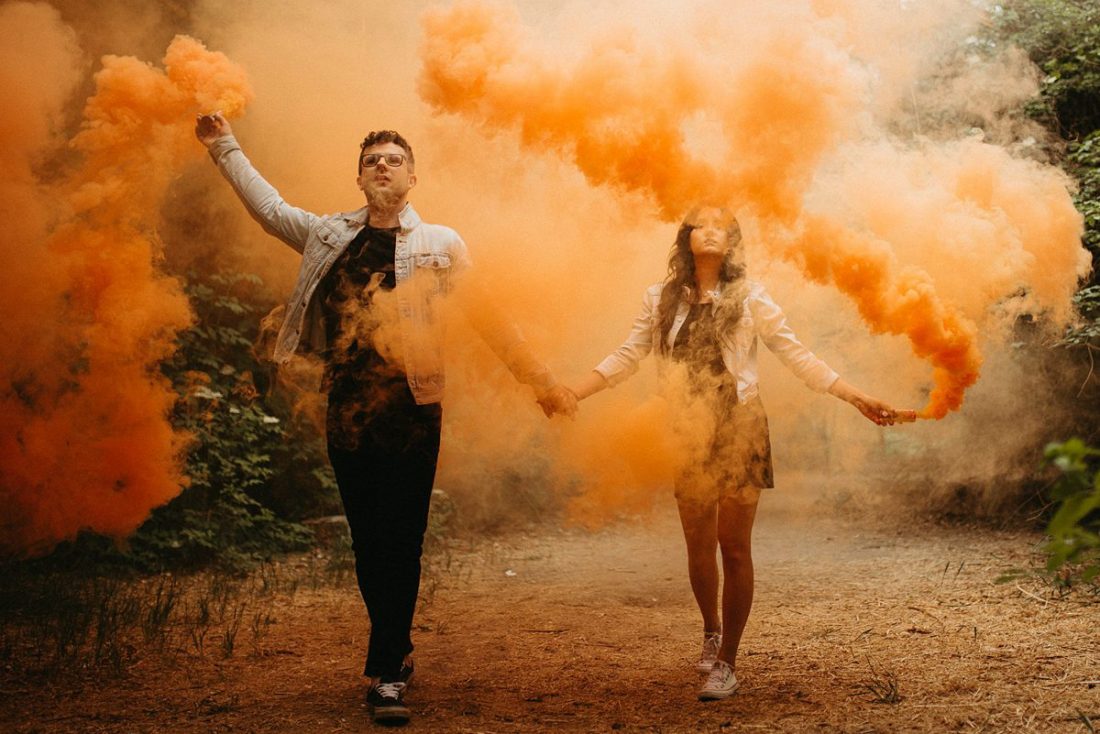 sesja w szklarni z dymem