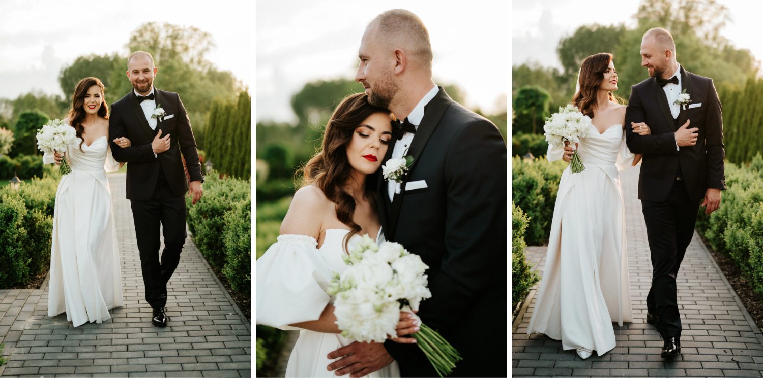 mini sesja w dniu ślubu